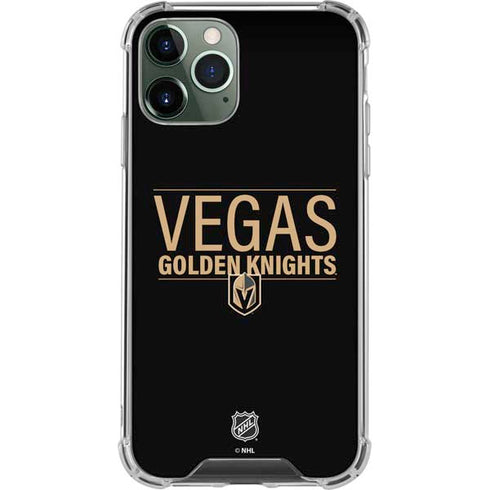NHL Vegas Golden Knights Lineup iPhone 12 Pro Clear Case