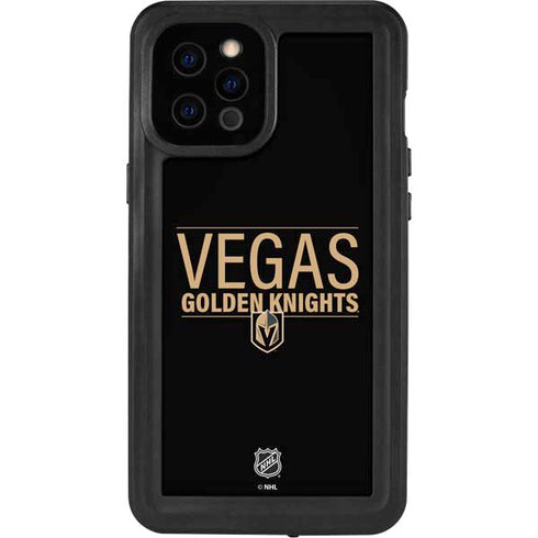 NHL Vegas Golden Knights Lineup iPhone 12 Pro Max Waterproof Case