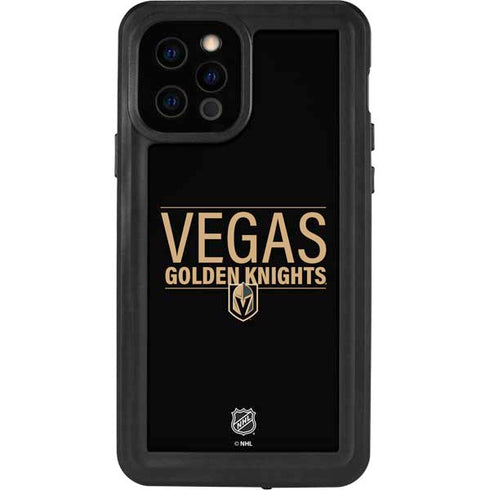 NHL Vegas Golden Knights Lineup iPhone 12 Pro Waterproof Case