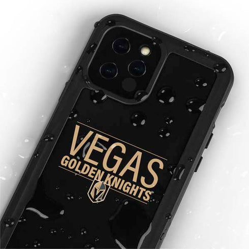 NHL Vegas Golden Knights Lineup iPhone 12 Pro Waterproof Case