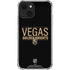 NHL Vegas Golden Knights Lineup iPhone 13 Mini Clear Case