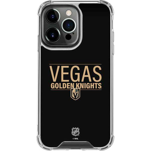NHL Vegas Golden Knights Lineup iPhone 13 Pro Clear Case