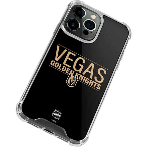NHL Vegas Golden Knights Lineup iPhone 13 Pro Clear Case