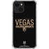 NHL Vegas Golden Knights Lineup iPhone 14 Clear Case