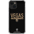 NHL Vegas Golden Knights Lineup iPhone 14 Plus Clear Case