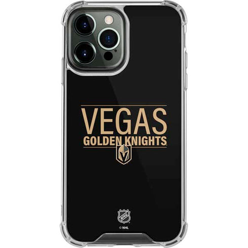 NHL Vegas Golden Knights Lineup iPhone 14 Pro Max Clear Case