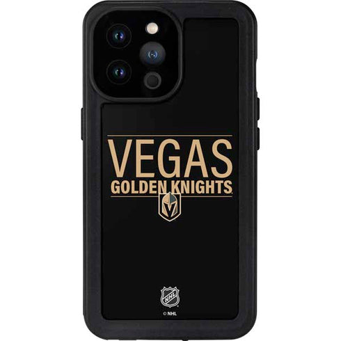 NHL Vegas Golden Knights Lineup iPhone 14 Pro Max Waterproof Case