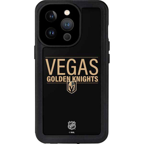 NHL Vegas Golden Knights Lineup iPhone 14 Pro Waterproof Case