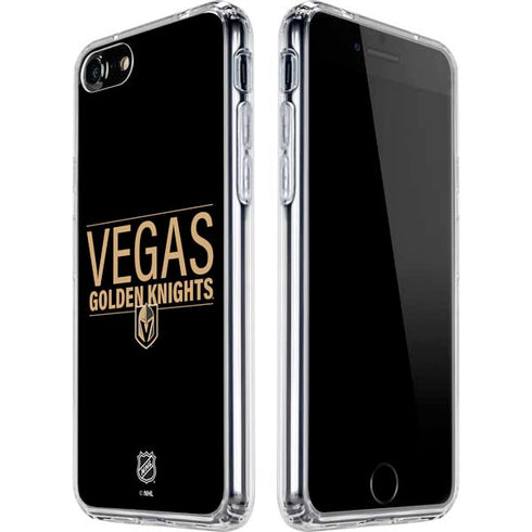 NHL Vegas Golden Knights Lineup iPhone SE (2nd & 3rd Gen) Clear Case