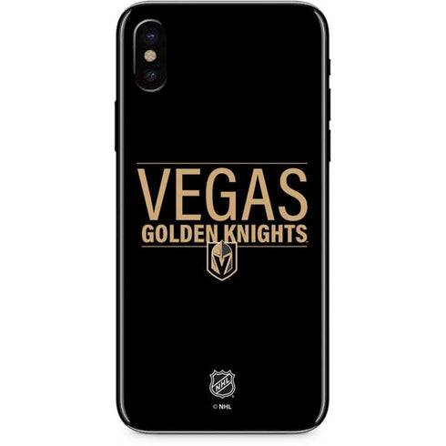 NHL Vegas Golden Knights Lineup iPhone XS Max Skin