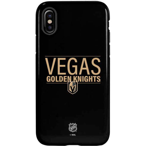 NHL Vegas Golden Knights Lineup iPhone XS Pro Case