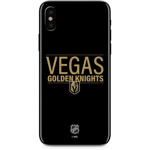 NHL Vegas Golden Knights Lineup iPhone XS Skin