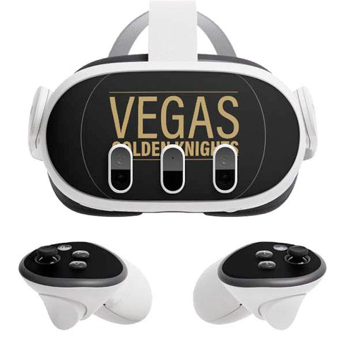 NHL Vegas Golden Knights Lineup Meta Quest 3 Skin