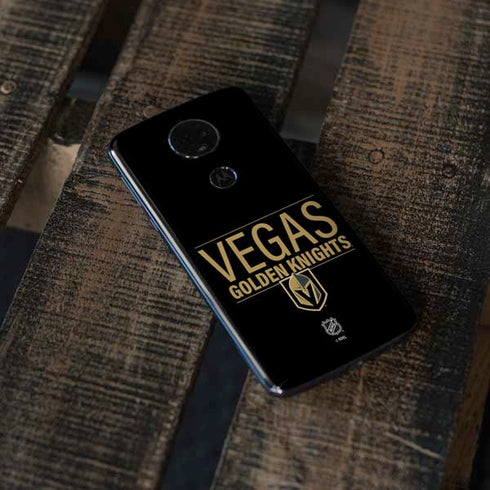 NHL Vegas Golden Knights Lineup Moto E5 Plus Skin