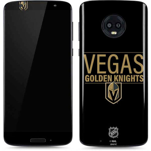 NHL Vegas Golden Knights Lineup Moto G6 Skin