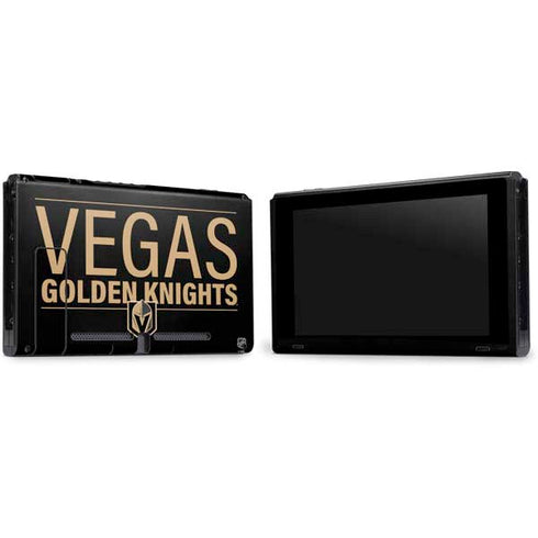 NHL Vegas Golden Knights Lineup Nintendo Switch Bundle Skin