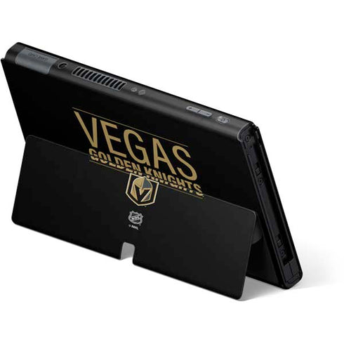 NHL Vegas Golden Knights Lineup Nintendo Switch OLED (2021) Skin
