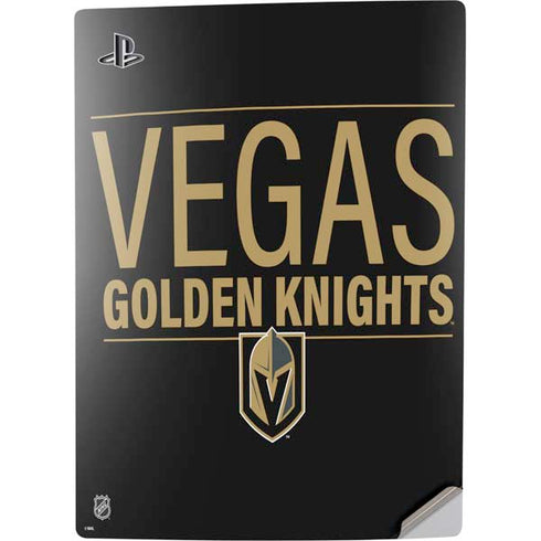 NHL Vegas Golden Knights Lineup PS5 Digital Edition Console Skin