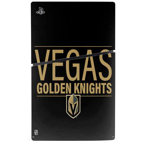 NHL Vegas Golden Knights Lineup PS5 Slim Digital Edition Console Skin