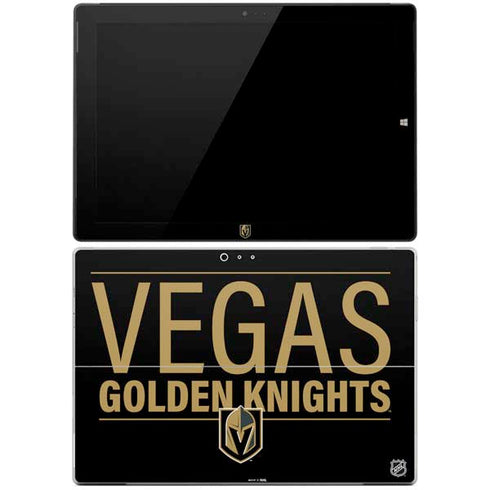 NHL Vegas Golden Knights Lineup Surface Pro 3 Skin