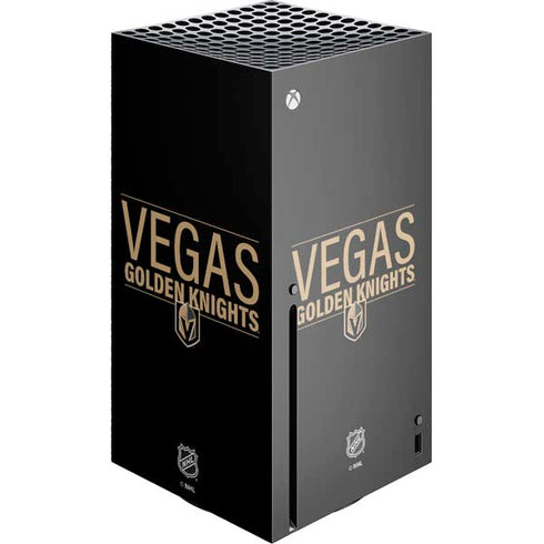 NHL Vegas Golden Knights Lineup Xbox Series X Console Skin