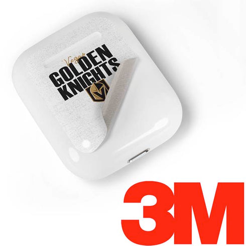 NHL Vegas Golden Knights Script Apple AirPods Skin