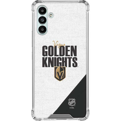 NHL Vegas Golden Knights Script Galaxy A13 5G Clear Case