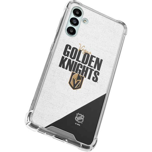 NHL Vegas Golden Knights Script Galaxy A13 5G Clear Case