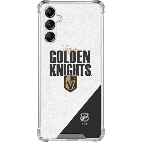 NHL Vegas Golden Knights Script Galaxy A15 5G Clear Case