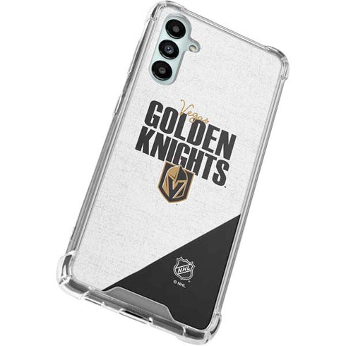 NHL Vegas Golden Knights Script Galaxy A15 5G Clear Case