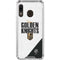 NHL Vegas Golden Knights Script Galaxy A30 Clear Case