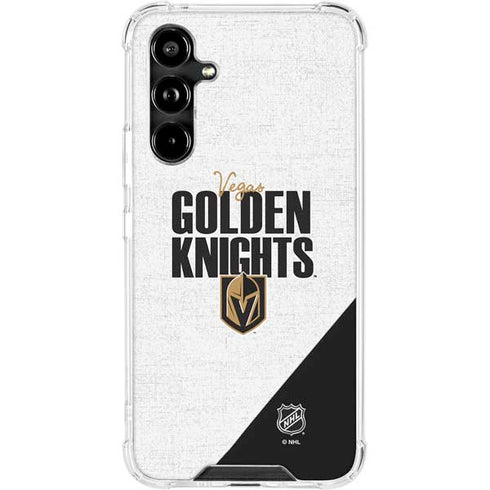 NHL Vegas Golden Knights Script Galaxy A54 5G Clear Case
