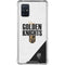 NHL Vegas Golden Knights Script Galaxy A71 5G Clear Case