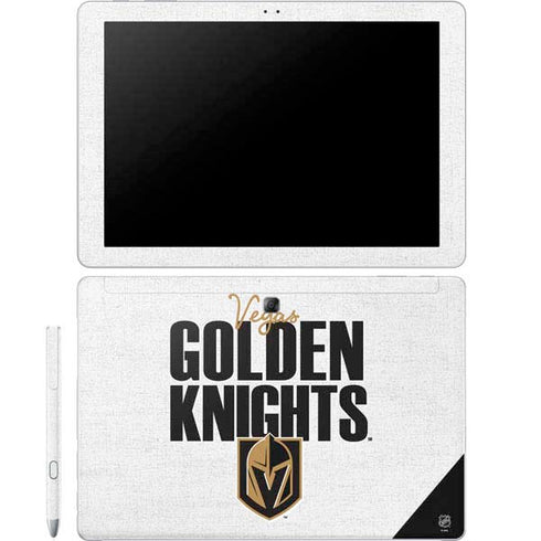 NHL Vegas Golden Knights Script Galaxy Book 12in Skin
