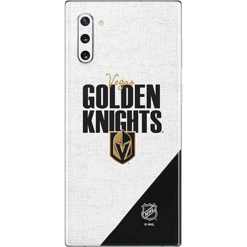 NHL Vegas Golden Knights Script Galaxy Note 10 Skin