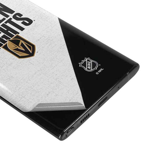 NHL Vegas Golden Knights Script Galaxy Note 10 Skin