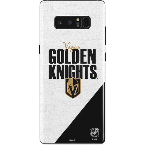 NHL Vegas Golden Knights Script Galaxy Note 8 Skin