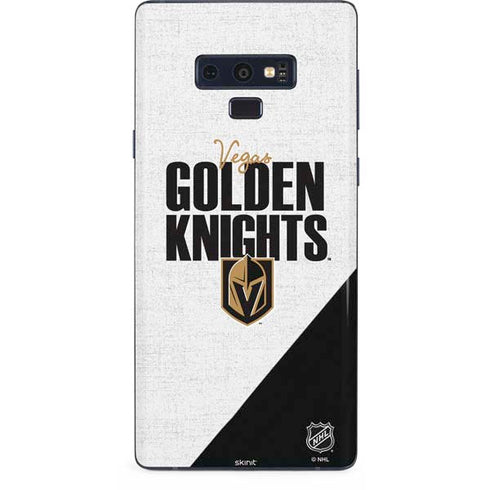 NHL Vegas Golden Knights Script Galaxy Note 9 Skin