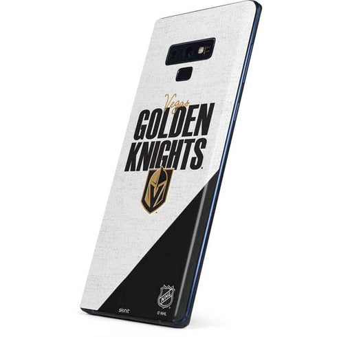 NHL Vegas Golden Knights Script Galaxy Note 9 Skin