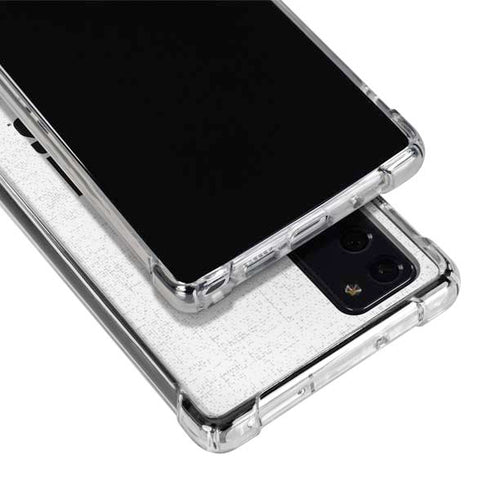 NHL Vegas Golden Knights Script Galaxy Note20 5G Clear Case