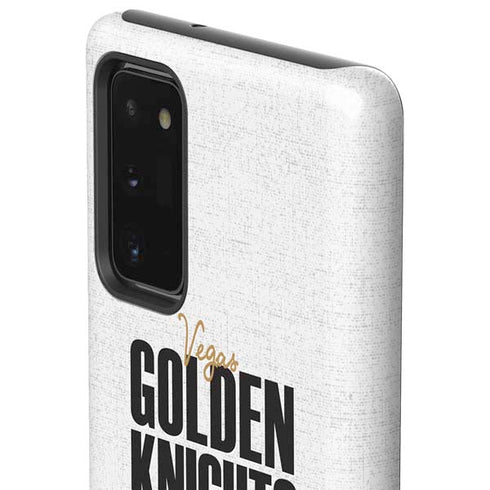 NHL Vegas Golden Knights Script Galaxy Note20 5G Pro Case