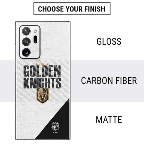 NHL Vegas Golden Knights Script Galaxy Note20 Ultra 5G Skin