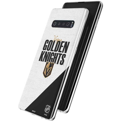 NHL Vegas Golden Knights Script Galaxy S10 Plus Skin