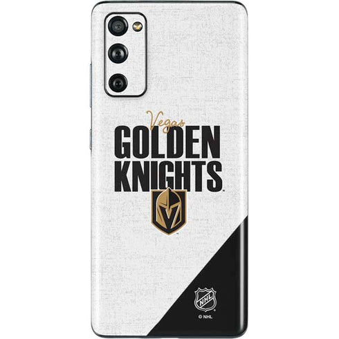 NHL Vegas Golden Knights Script Galaxy S20 Fan Edition Skin