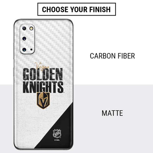 NHL Vegas Golden Knights Script Galaxy S20 Skin