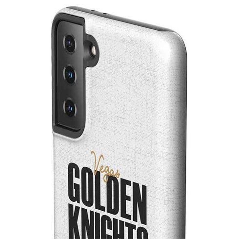NHL Vegas Golden Knights Script Galaxy S21 FE Pro Case