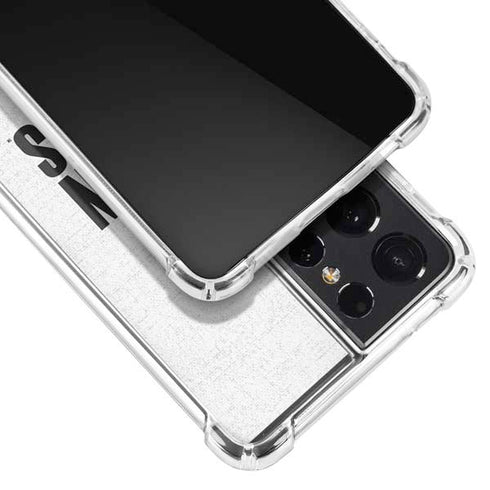 NHL Vegas Golden Knights Script Galaxy S21 Ultra 5G Clear Case