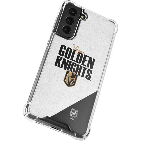 NHL Vegas Golden Knights Script Galaxy S22 Plus Clear Case