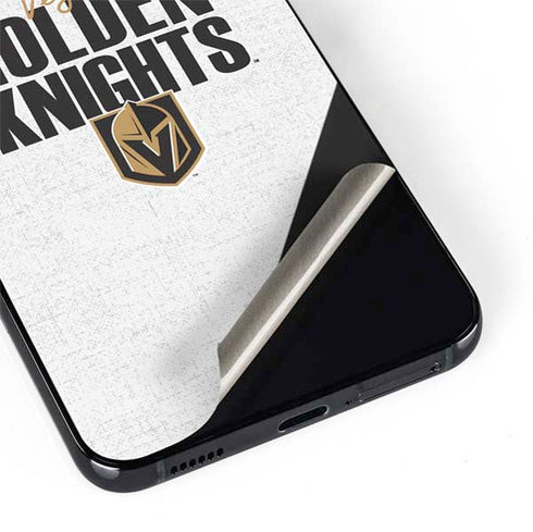 NHL Vegas Golden Knights Script Galaxy S22 Skin