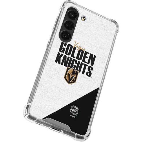 NHL Vegas Golden Knights Script Galaxy S23 Clear Case